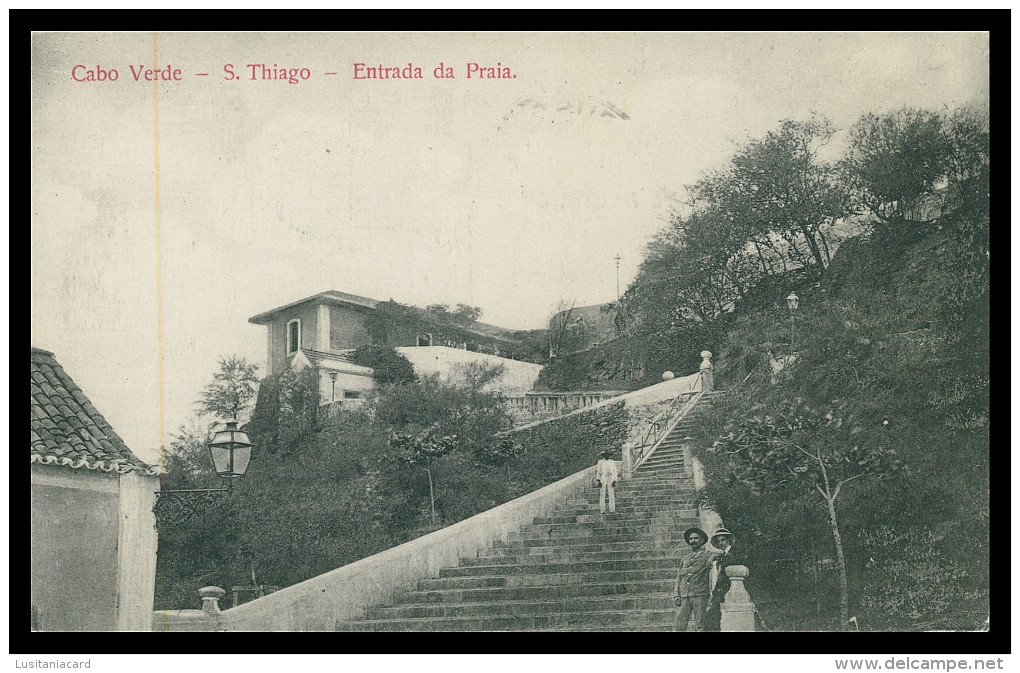 SANTIAGO - PRAIA - Entrada Da Praia  Carte Postale - Cap Verde