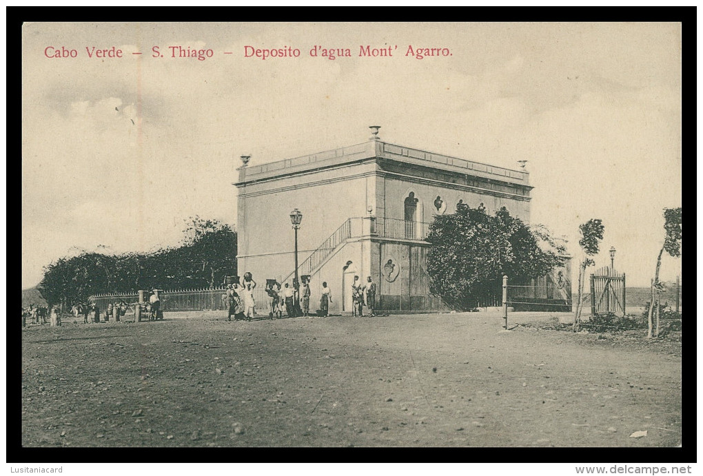 SANTIAGO -Depósito D'agua Mont'Agarro  Carte Postale - Cap Vert