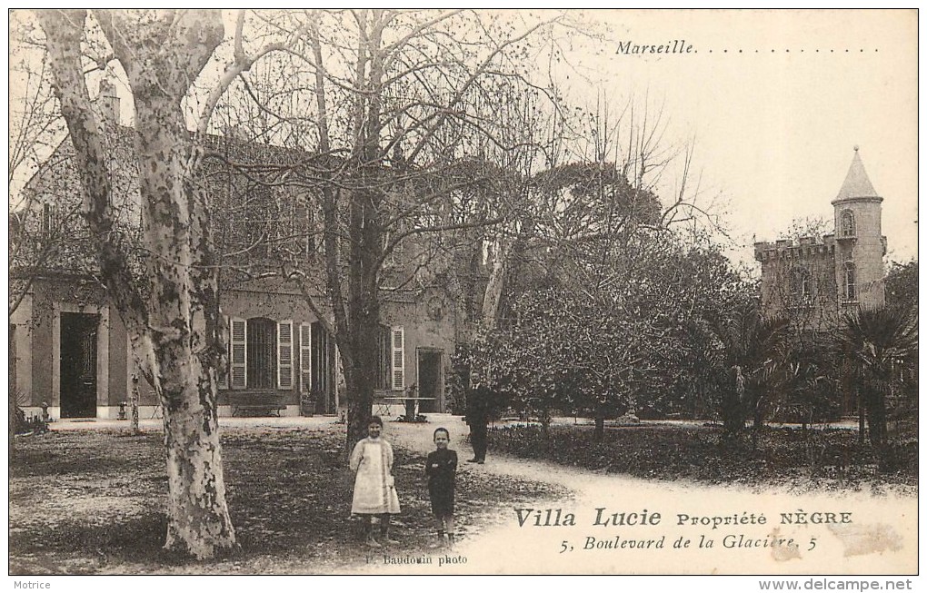 MARSEILLE - Villa Lucie Propriété Nègre,5 Boulevard De La Glacière. - Quartier De La Gare, Belle De Mai, Plombières