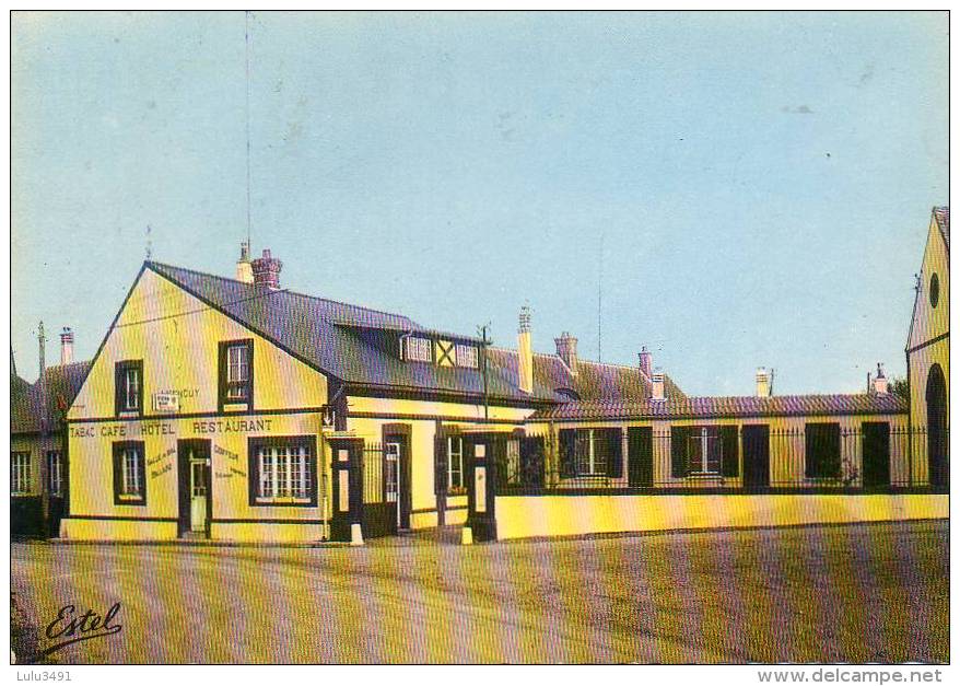 CPSM - MONTIGNY-sur-AVRE (28) - Aspect Du Bar-Tabac-Hôtel-Restaurant Dans Les Années 70 - Montigny-sur-Avre