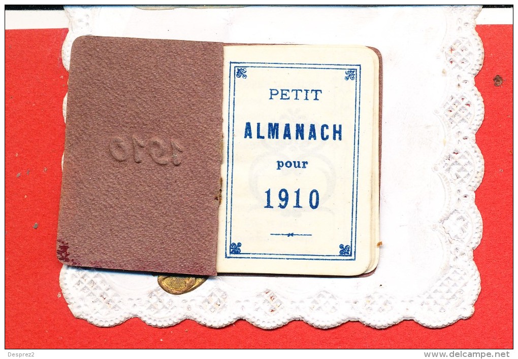 BONNE ANNEE 19010 Cpa A Systeme Avec Calendrier Almanach - Anno Nuovo