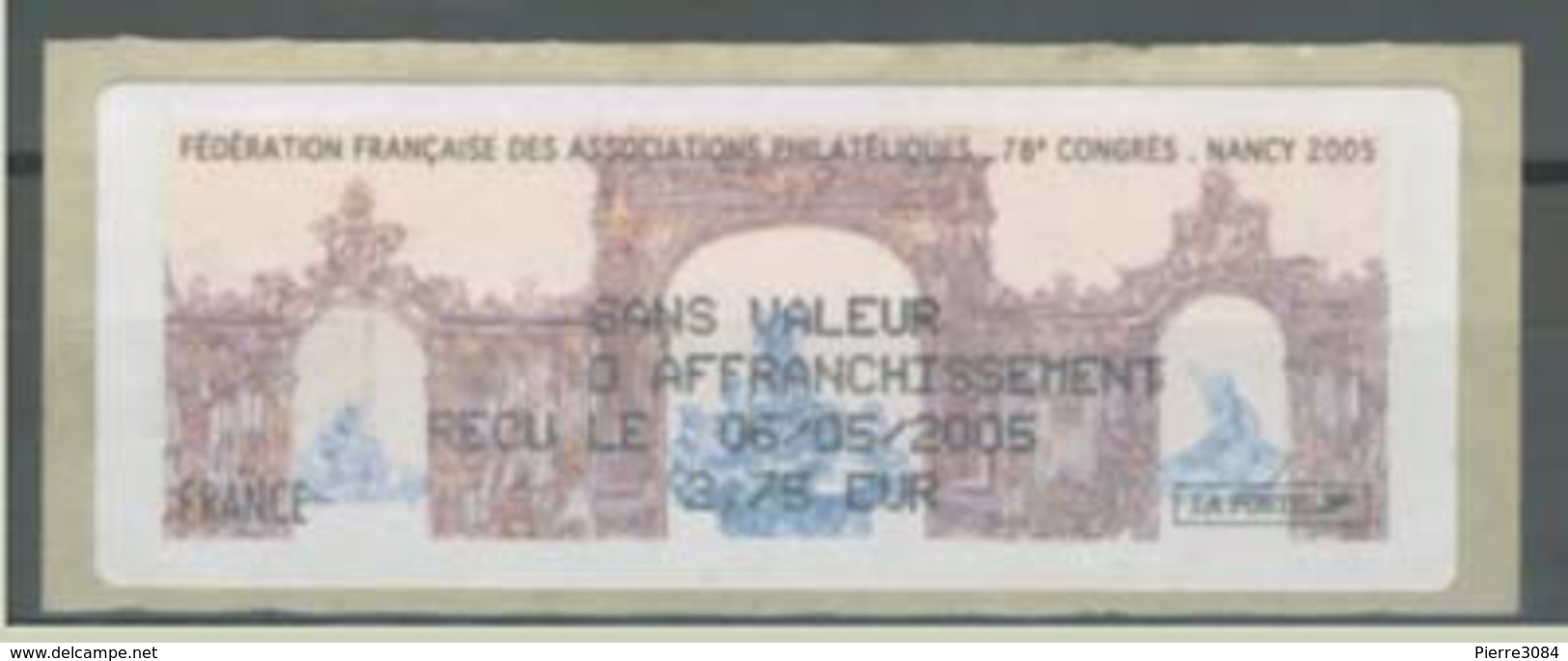 LISA  78ème CONGRES NANCY 2005** - 1999-2009 Illustrated Franking Labels