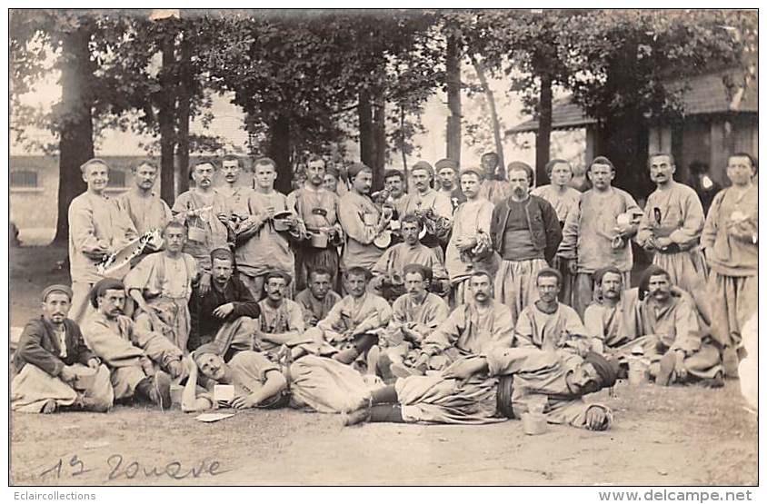 Fontainebleau   77     Camp De Breau   1er Zouave. (carte Photo) - Fontainebleau