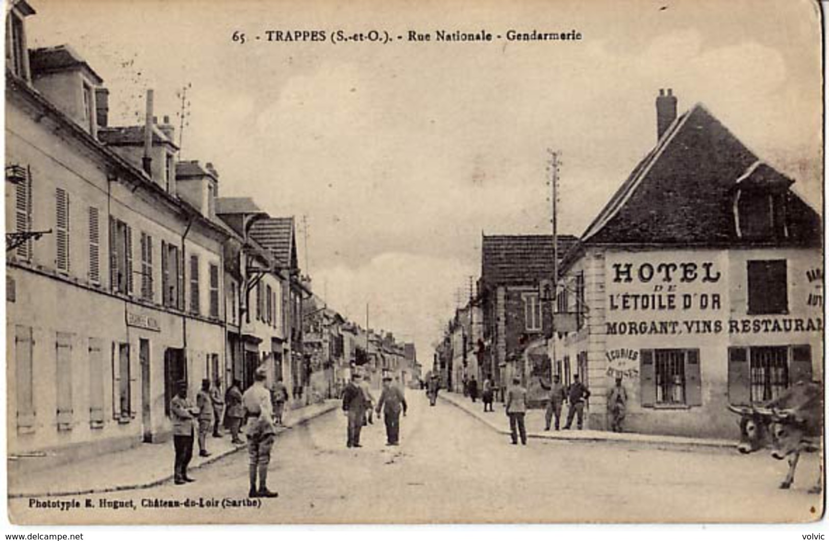 - 78 - TRAPPES - Rue Nationale, Gendarmerie - - Trappes