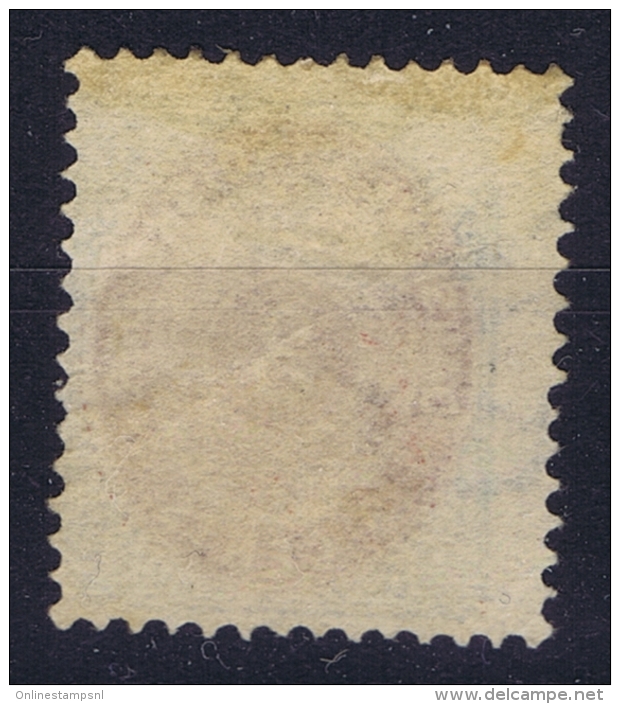 Danish West Indies : 1873 Mi 6IIa  Used Obl  Blaukarmin Kopfstehend WM - Danemark (Antilles)