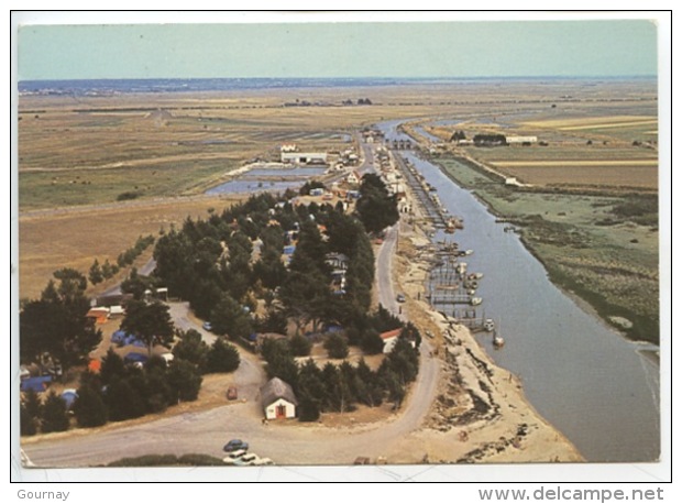 Bourgneuf En Retz : Le Collet - L'étier Du Collet Et Le Camping Municipal (n°851 Guitteny) Aérienne - Bourgneuf-en-Retz