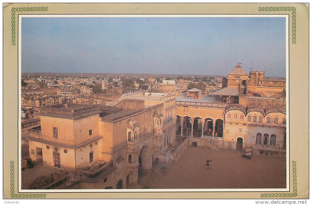 Castle Mandawa Hotel, Shekhawati, Rajasthan, India Postcard Posted 1993 Stamp - Inde