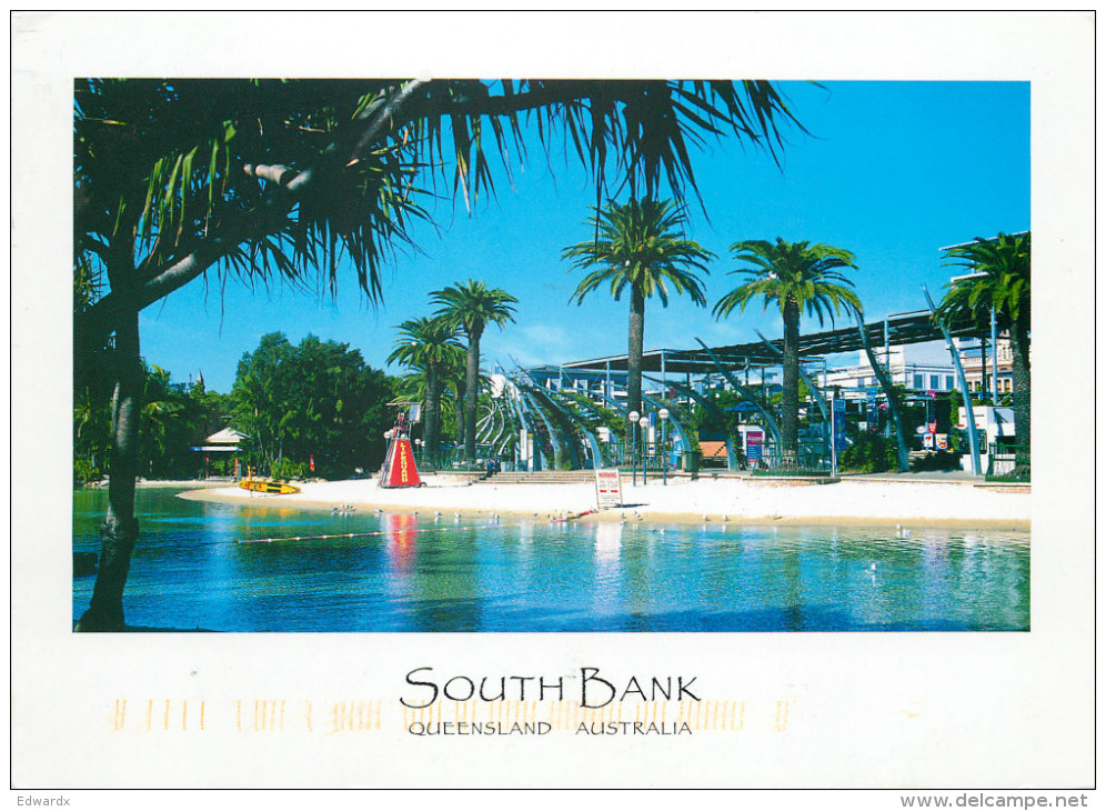 South Bank, Queensland, Australia Postcard Posted 2014 Stamp - Autres & Non Classés