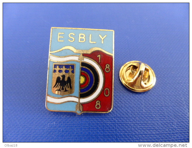 Pin's Tir à L'arc - Club Ville Esbly 1808 - Cible Blason (PW57) - Tir à L'Arc