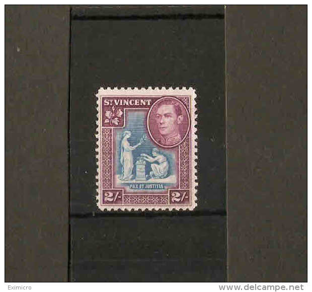 ST VINCENT  1938  2s SG 157 LIGHTLY MOUNTED MINT Cat £6 - St.Vincent (...-1979)