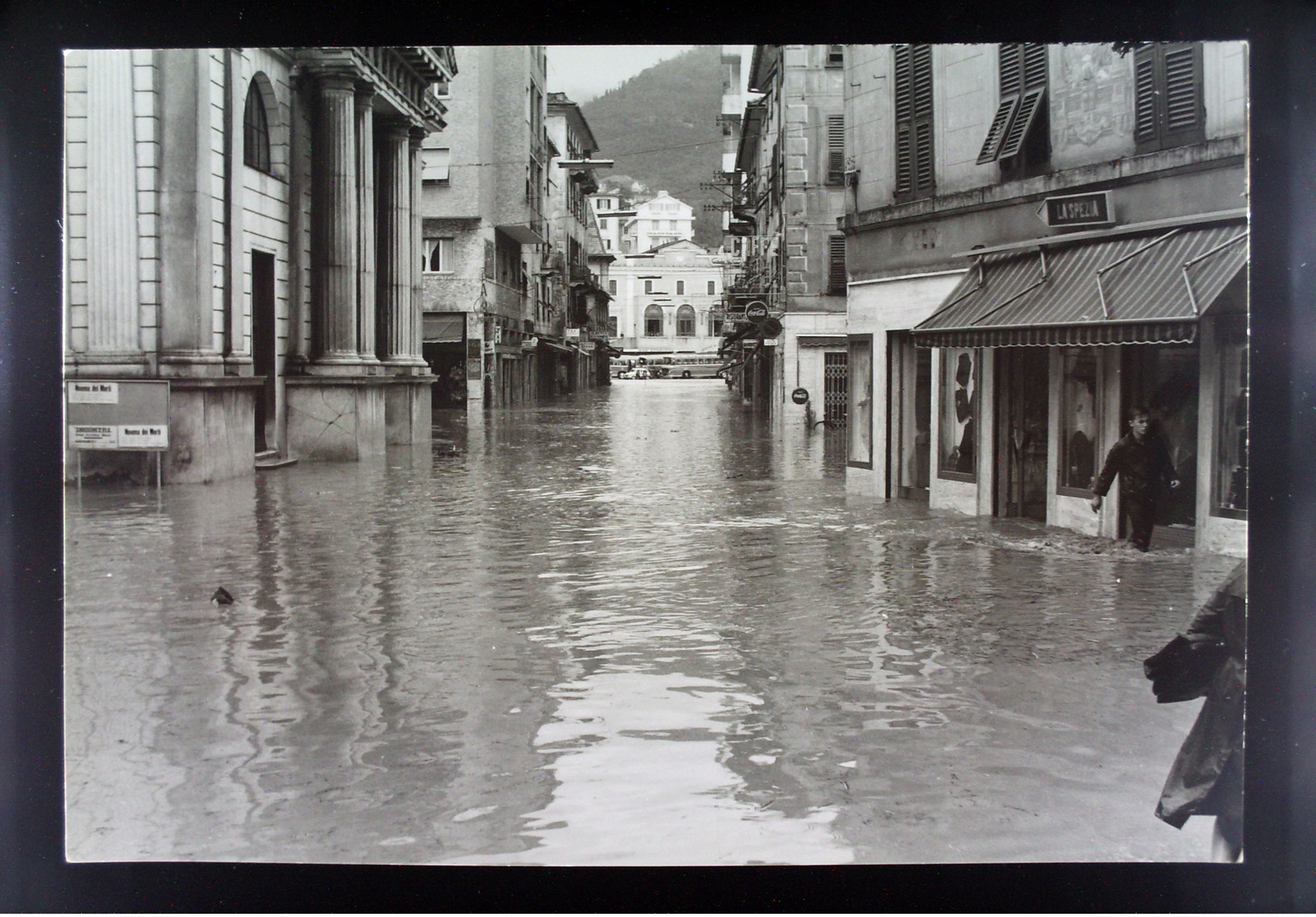 RAPALLO INONDAZIONE ALUVIONE CITTA' ANNI 50-60 - Luoghi