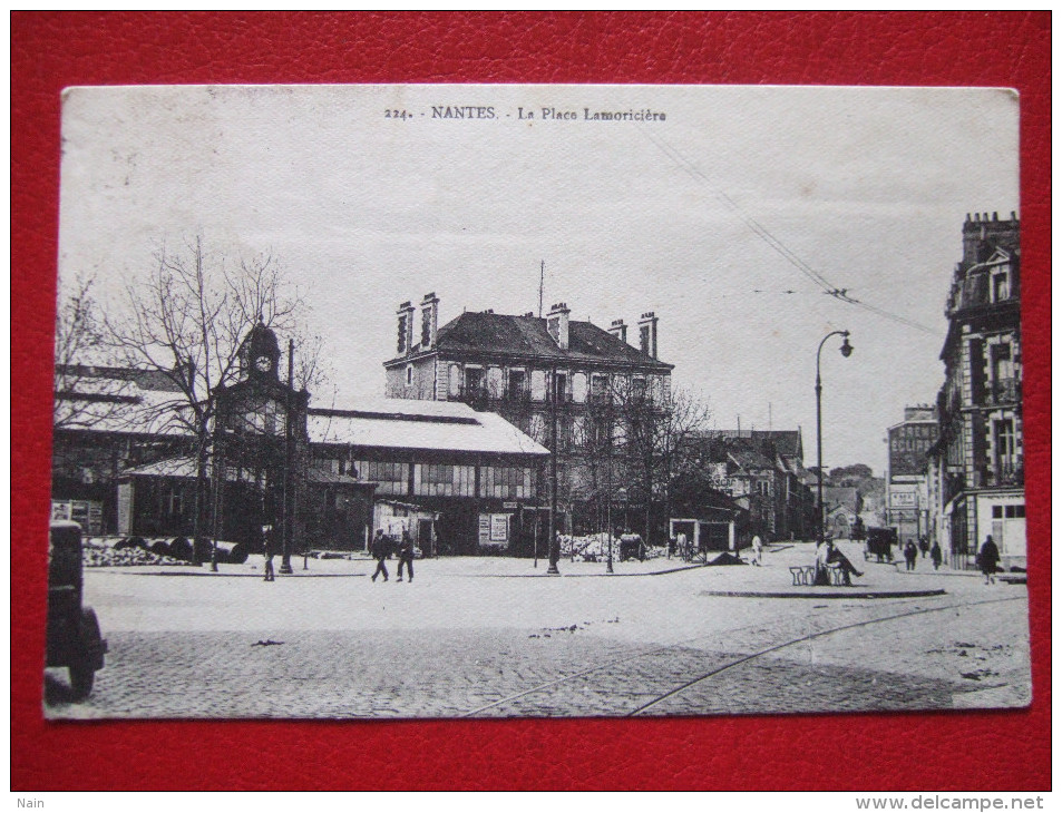 44 - NANTES - " LA PLACE LAMORICIERE " - PLAN RARE - - Nantes