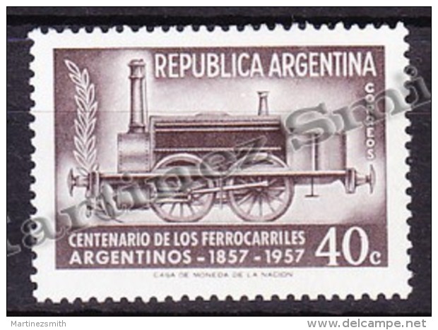 Argentina 1957 Yvert 577, Argentina Railroad Centenary - MNH - Neufs