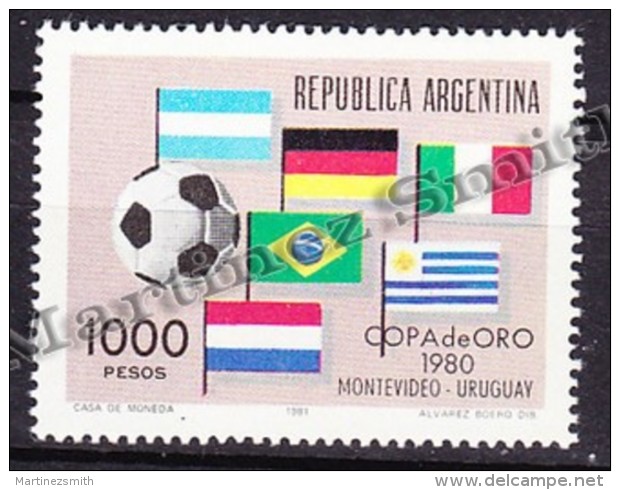 Argentina 1981 Yvert 1240,  Little World Cup - 1980 Mundialito - MNH - Neufs