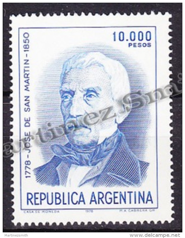 Argentina 1981 Yvert 1241 - Definitive, Jose De San Martin - MNH - Neufs