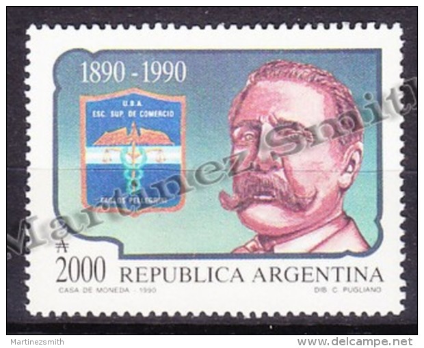 Argentina 1990 Yvert 1723, Centenary Of The Superior School Of Commerce Carlos Pellegrini - MNH - Neufs