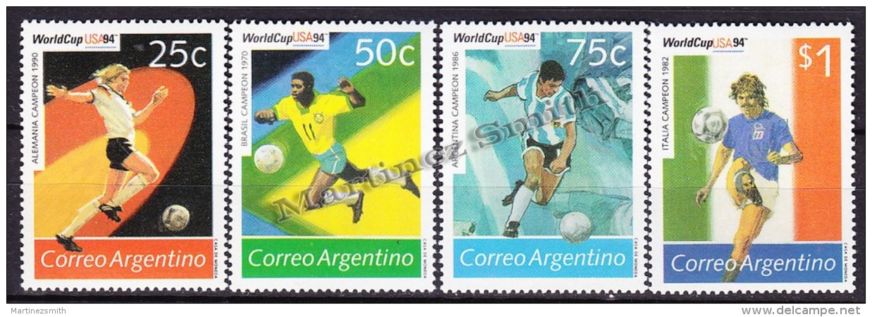 Argentina 1994 Yvert 1841- 44, World Cup USA 1994 - MNH - Neufs