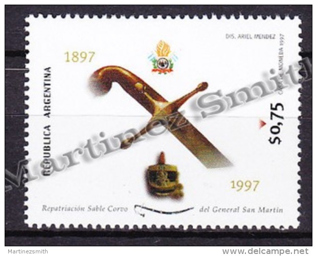 Argentina 1997 Yvert 1961, Curved Saber Of San Martín - MNH - Neufs