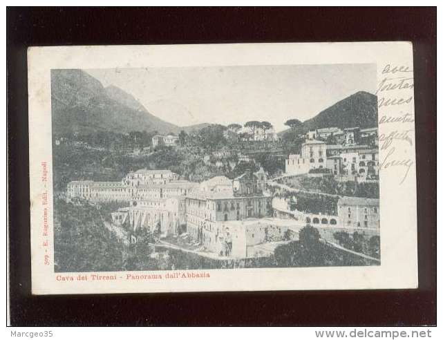 Cava Dei Tirreni Panorama Dall' Abbazia édit. Ragozino N° 509 Précurseur - Cava De' Tirreni