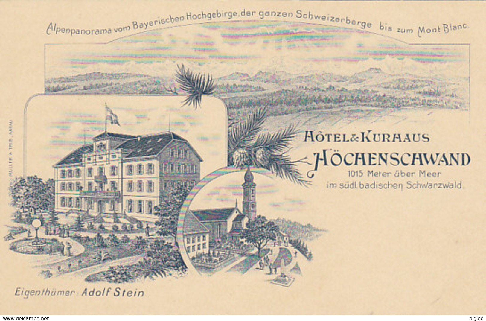 Hotel Höchenschwand - Vorläufer-Litho     (PA-4-100418) - Altri & Non Classificati