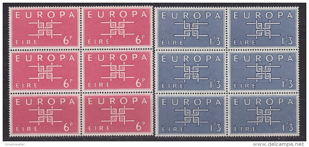 Europa Cept 1963 Ireland 2v Bl Of 6  ** Mnh (33422) - 1963