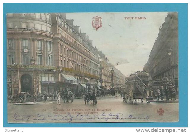 CPA TOUT PARIS 271 - Patache Avenue De L´Opéra Prise De La Place De L´Opéra  Collection FLEURY - Distrito: 01