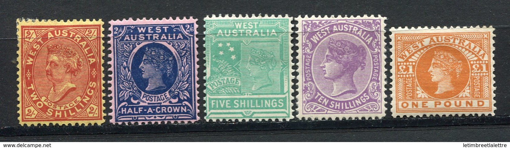 ⭐ Australie Occidentale - Dominion - N° 57 à 61 * - Neuf Avec Charnière ⭐ - Neufs