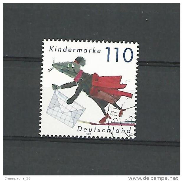 1999  N° 1900  SOURIS PORTANT UNE LETTRE   OBLIT - Used Stamps