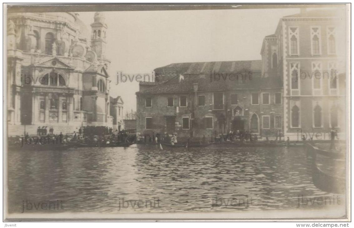 VENEZIA - Basilica Della Madonna Della Salute E Canal Grande   - Vera Fotografia - Venezia (Venice)