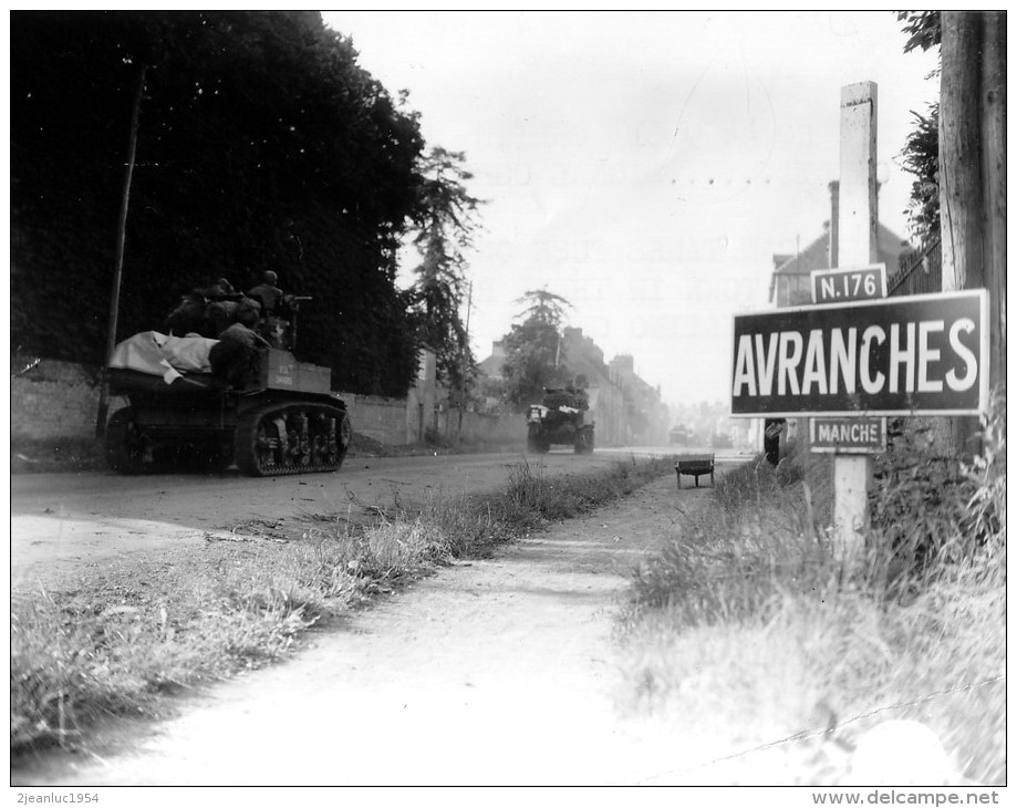 AMERICAINS EN FRANCE COPIE REPRODUCTION - Guerre 1939-45