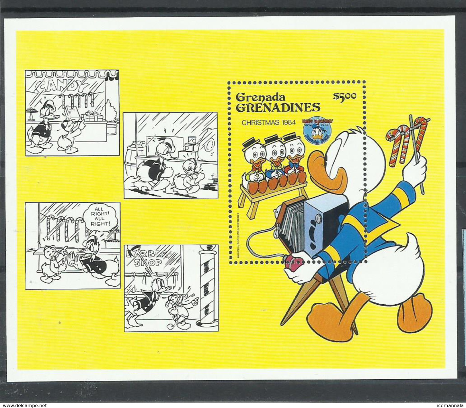 GRENADA GRENADINES  HB/89 MNH  ** - Disney