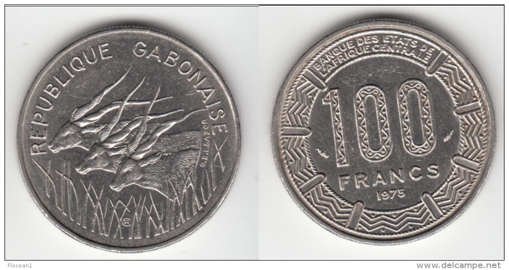 **** GABON - AFRIQUE CENTRALE - CENTRAL AFRICAN STATES - 100 FRANCS 1975 **** EN ACHAT IMMEDIAT !!! - Gabon