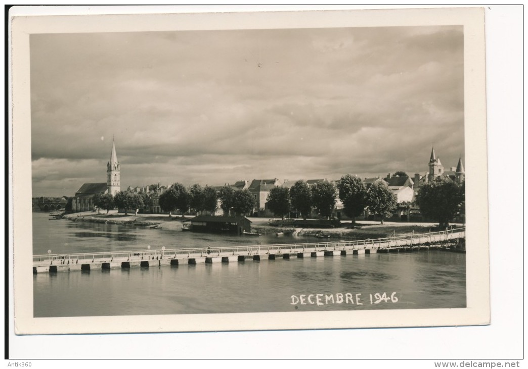 Série De 6 Photos Anciennes Pont De Chalonnes Sur Loire - Lieux
