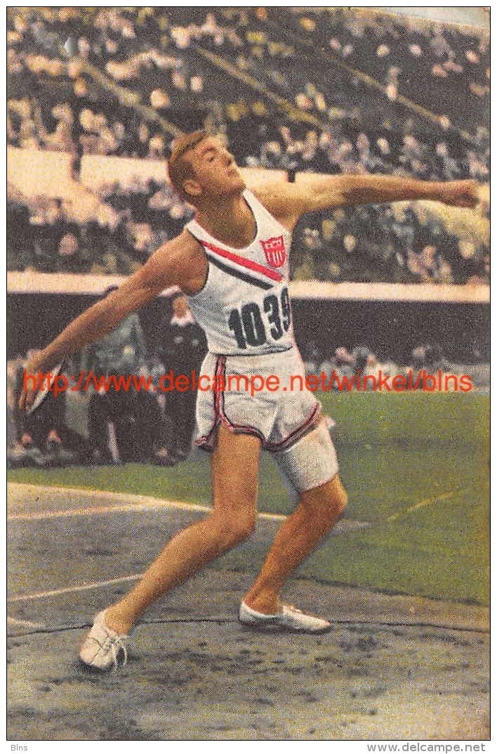 S Werelds Beste Tienkamper Bob Mathias, Olympisch Kampioen 1948 En 1952 - Trading Cards