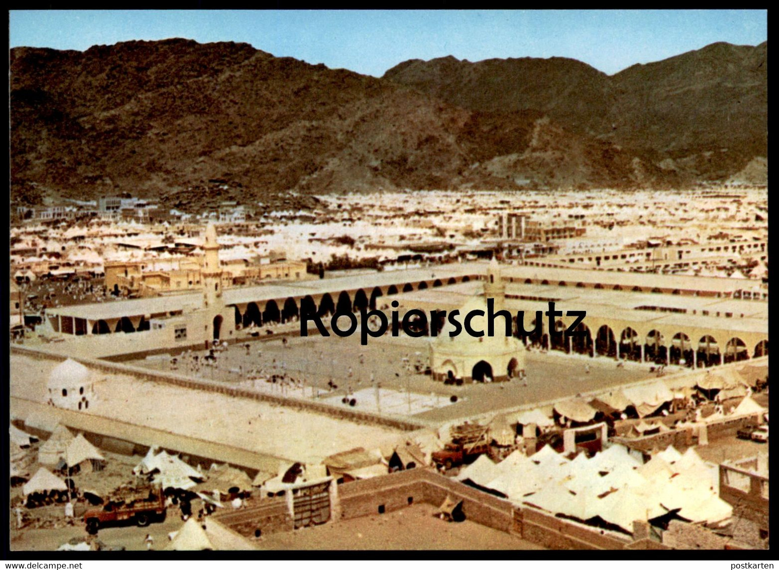 ÄLTERE POSTKARTE GENERAL VIEW OF MUNA Panorama Totalansicht Saudi Arabia Saudi-Arabien Cpa Ansichtskarte Postcard AK - Saudi-Arabien