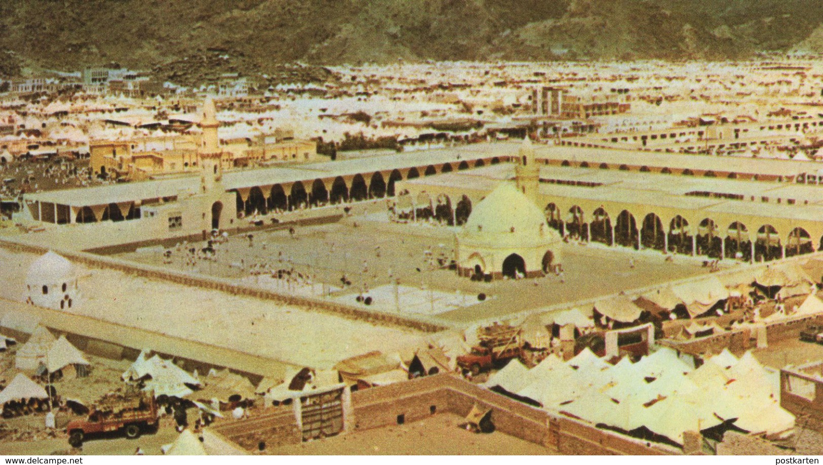 ÄLTERE POSTKARTE GENERAL VIEW OF MUNA Panorama Totalansicht Saudi Arabia Saudi-Arabien Cpa Ansichtskarte Postcard AK - Saudi-Arabien