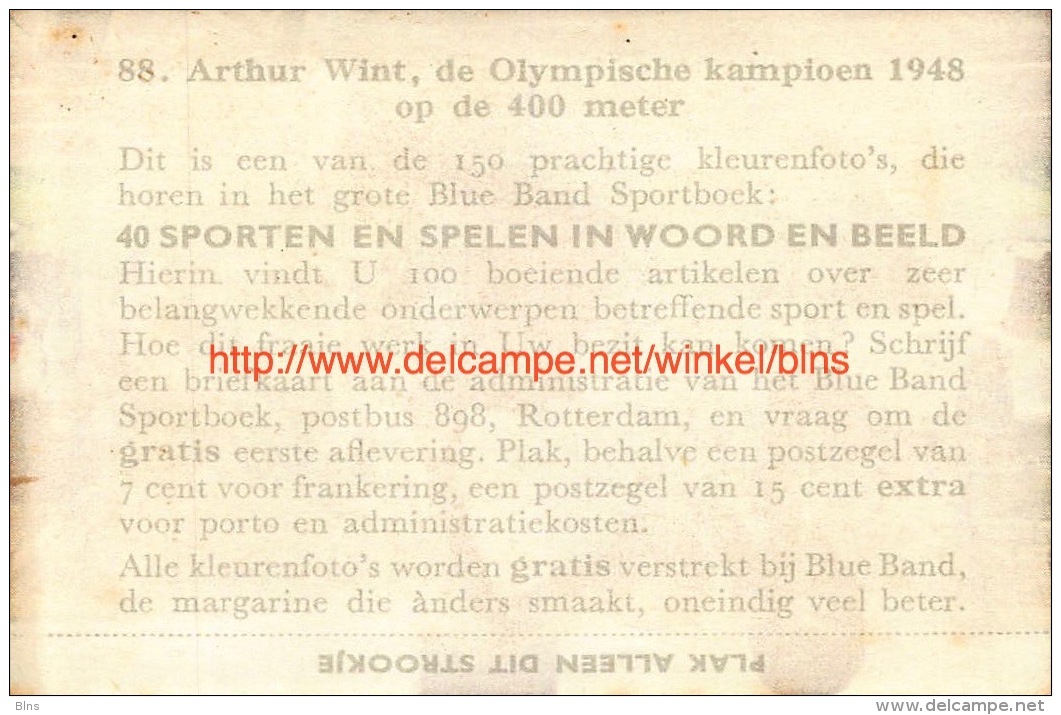 Arthur Wint, De Olympische Kampioen 1948 Op De 400 Meter - Athlétisme