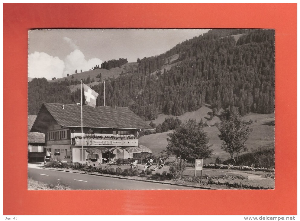 * CPSM Photo..SUISSE  : DARSTETTEN : Tea Room Pension  " Simmethal "  : Voir Les 2 Scans - Autres & Non Classés