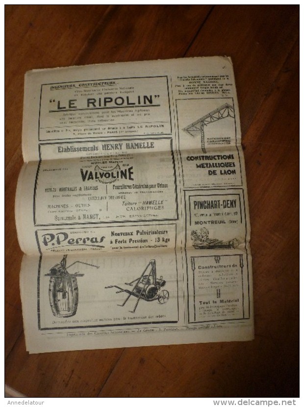 rare revue commerciale  "Dollé"   Mars 1933 LES CONSEILLERS SAISONNIERS :Le 12e Salon de la Machine Agricole ; etc