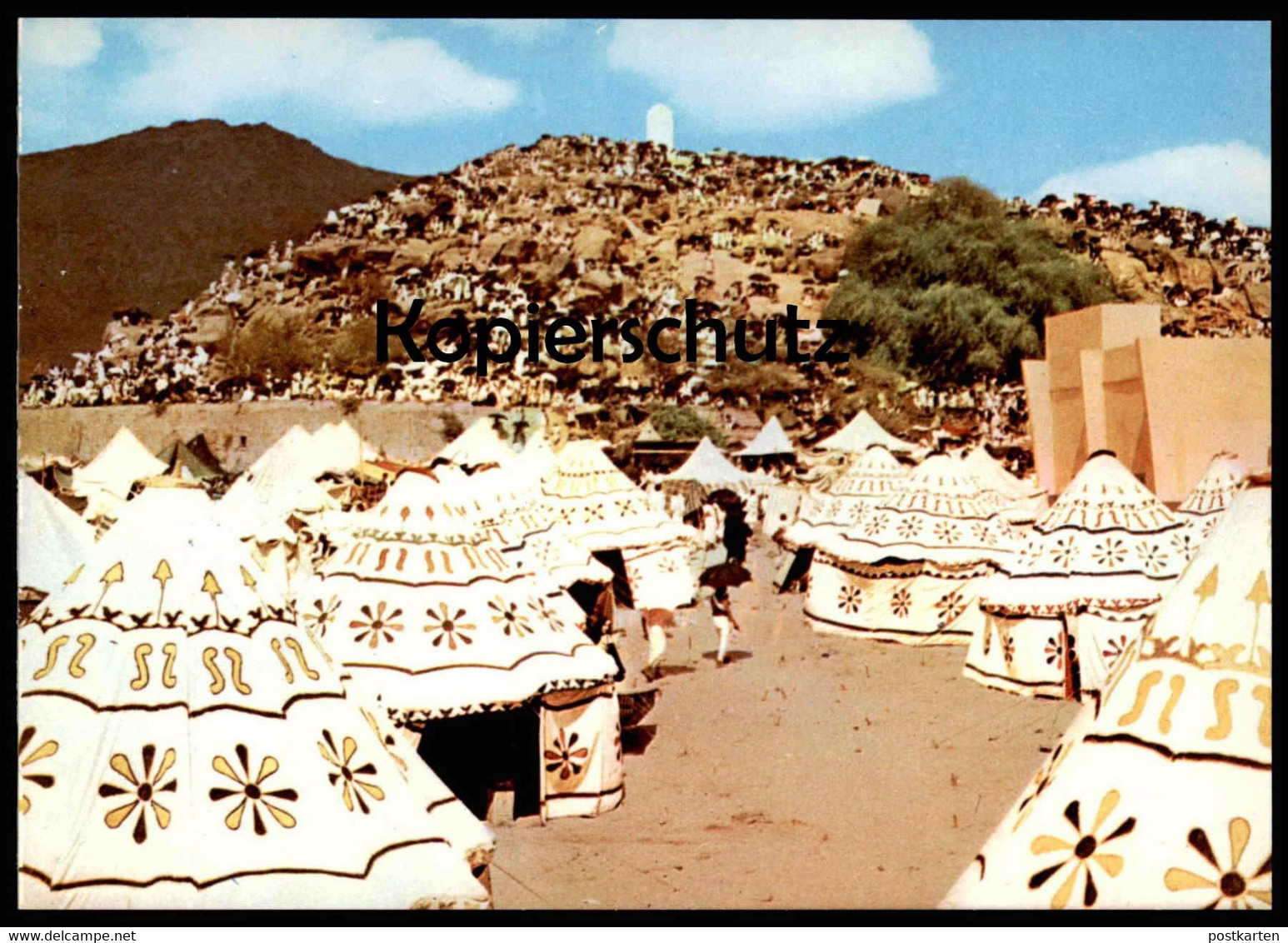 ÄLTERE POSTKARTE JABAL-UL-RAHMAH ARAFAT SAUDI ARABIA Saudi-Arabien Zelte Cpa Ansichtskarte Postcard AK - Arabia Saudita