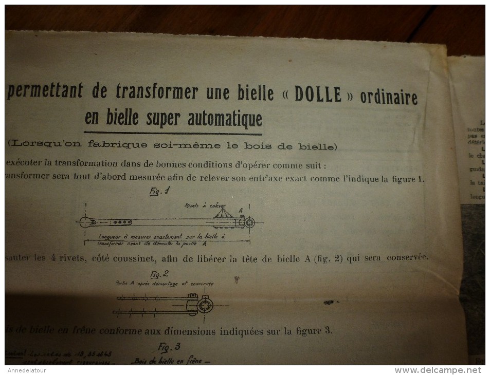 rare revue commerciale  "Dollé"   Mars 1936 --->LES CONSEILLERS SAISONNIERS :Les roulements à billes, Pour transformer