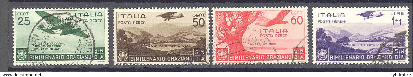 Italie: Yvert N°  A 91/94°; Fine Used;  Valeurs; Cote 29.00&euro; - Airmail