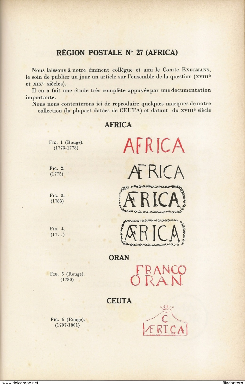 Marcas Postales Españolas Siglo XVIII - Obra Especializada - General P.Koechlin - Filatelie En Postgeschiedenis