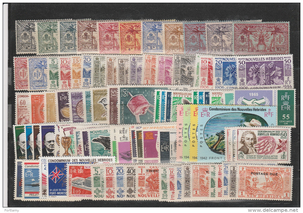 LOT 2 NOUVELLES HEBRIDES ** - Collections, Lots & Series