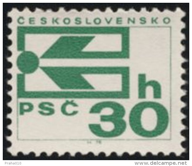 Czechoslovakia / Stamps (1976) 2216: ZIP Code - 30 H; Painter: Frantisek Hudecek - Código Postal