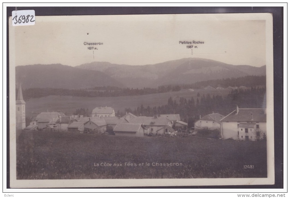 LA CÔTE AUX FEES - TB - La Côte-aux-Fées