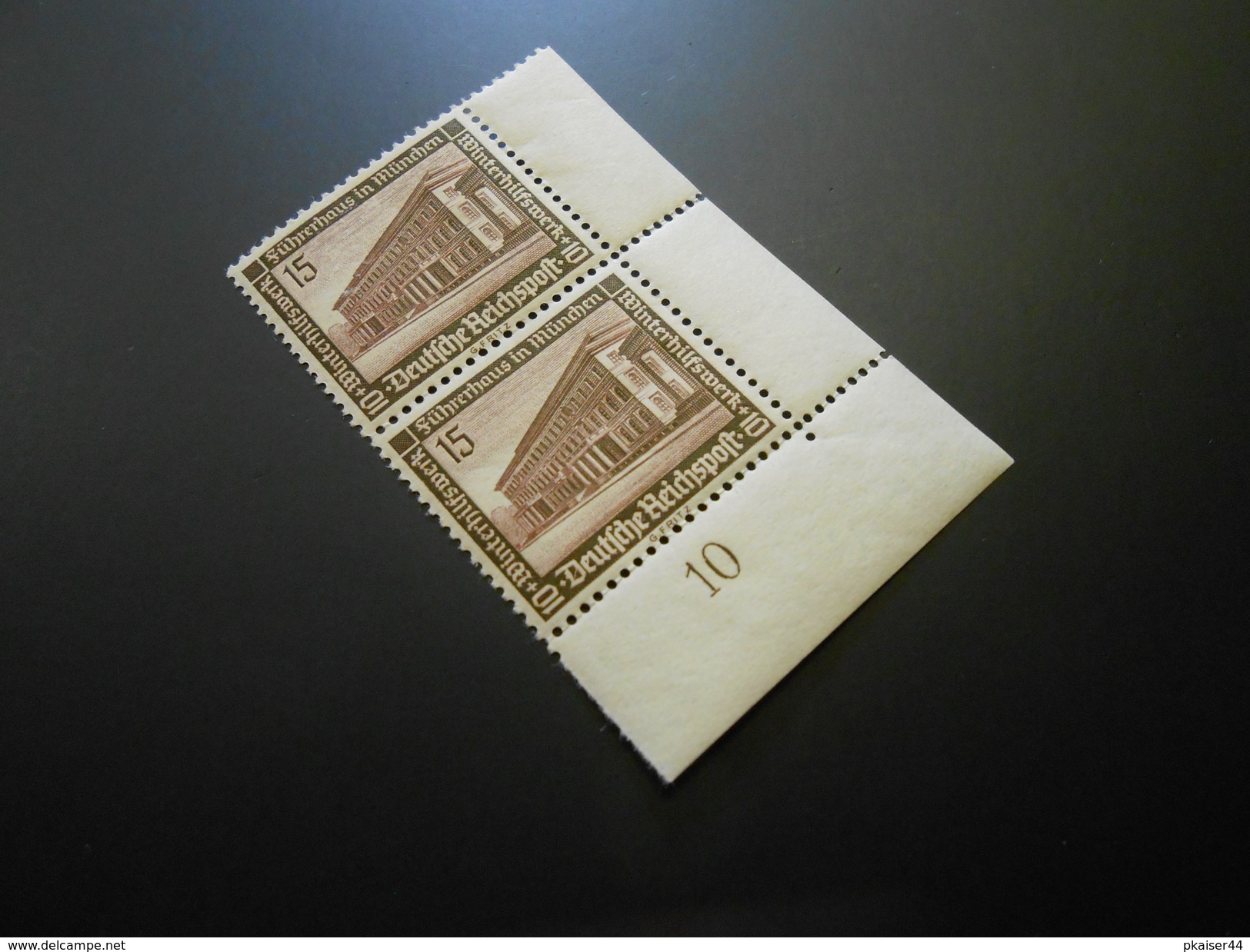 D.R.Mi 640y - 15+10Pf* - 1936 - Mi Kat.&euro; 15,00 - Unused Stamps