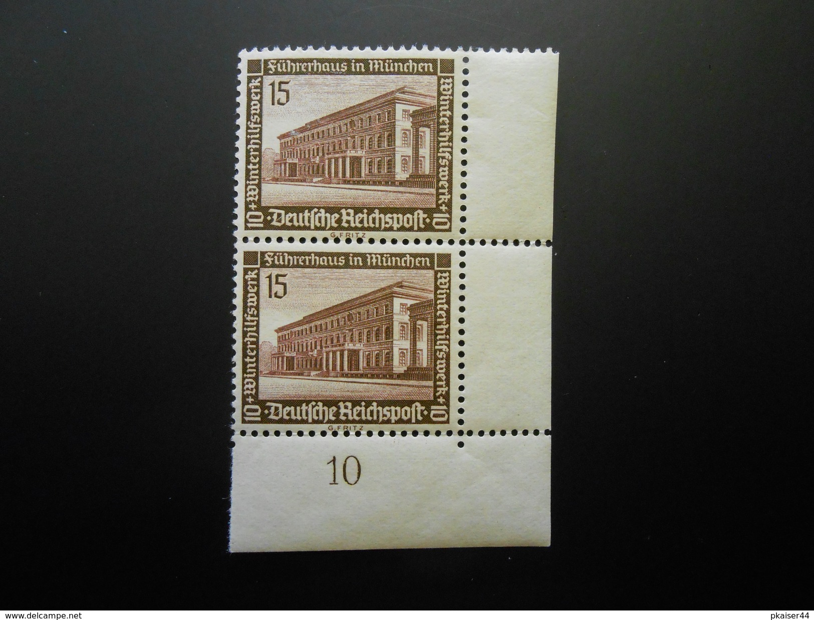 D.R.Mi 640y - 15+10Pf* - 1936 - Mi Kat.&euro; 15,00 - Unused Stamps