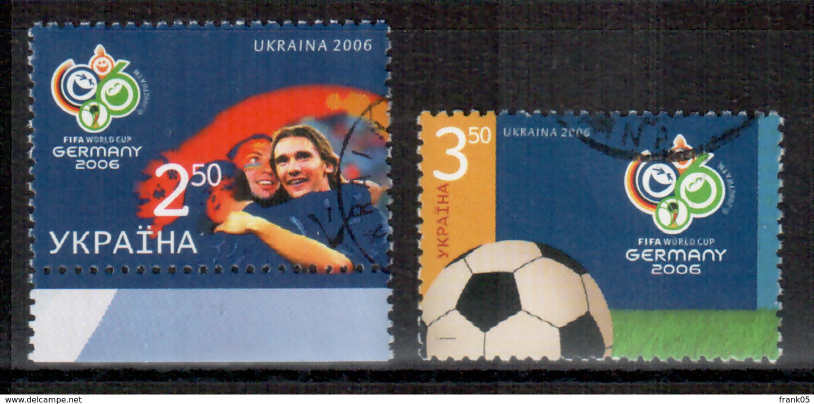 Ukraine WM / World Championship 2006 Satz/set Gestempelt/used - 2006 – Germany