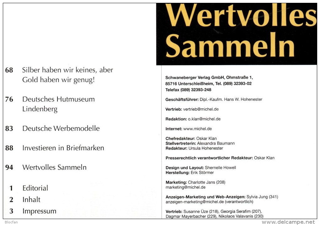 Wertvolles Sammeln Magazin-Hefte 4+5/ 2016 MICHEL neu 30€ luxus informationen of the world special magacine from Germany